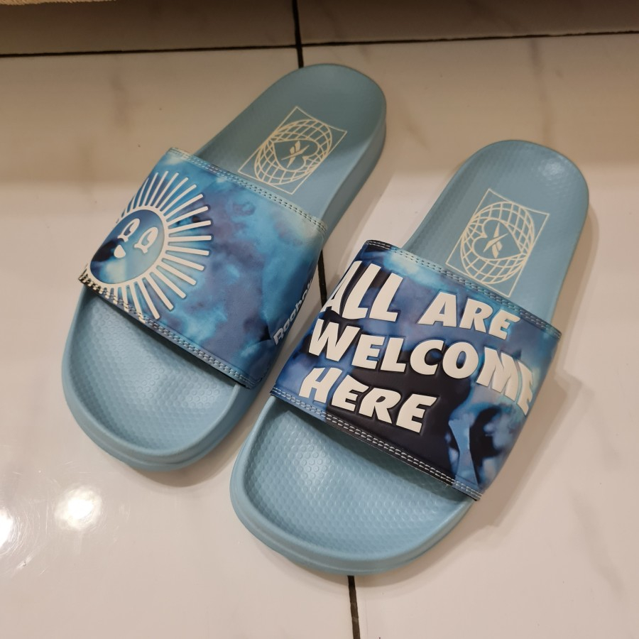 Sandal REEBOK Classic Slide Blue Pearl Original 100% BNIB