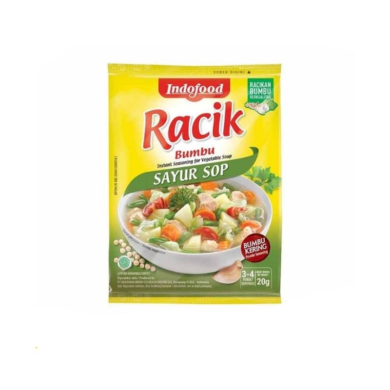 

Indofood Bumbu Racik Sayur Sop 20G