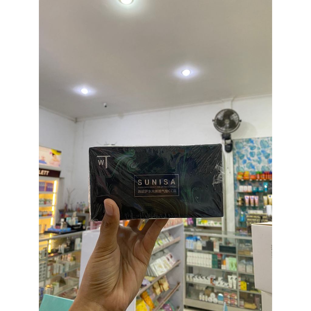 [ORI] SUNISA MUSHROOM HEAD AIR CUSHION CC/BB Cream ORIGINAL 100% + Kuas Kabuki