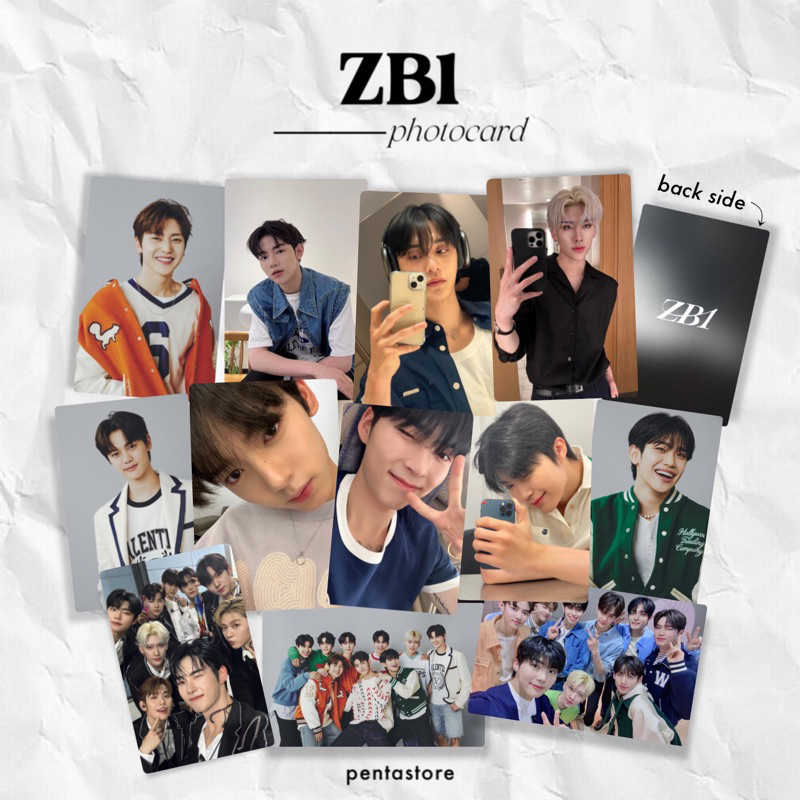 ZB1 Photocard ⋆ Zero Base One Boys Planet PC