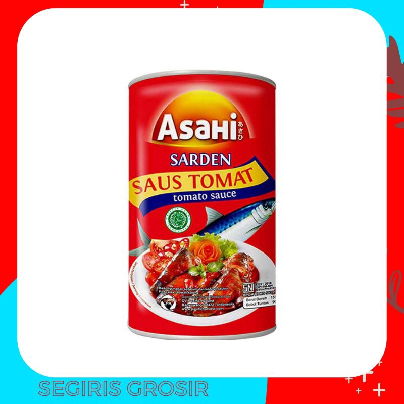 

Sarden Asahi Sardines Saus Tomat 155G