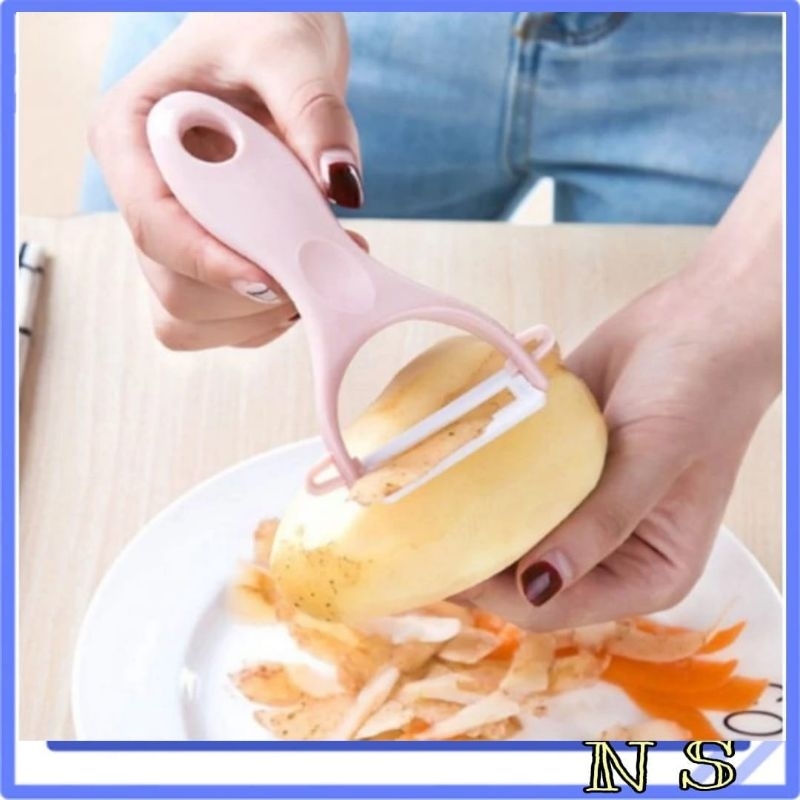 PISAU KUPAS BUAH keramik / Pisau Dapur Keramik / Pisau Sayuran/ Peeler