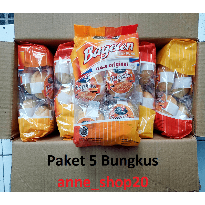 

Bagelen Sharon (Paket 5 Bungkus) Paking Dus