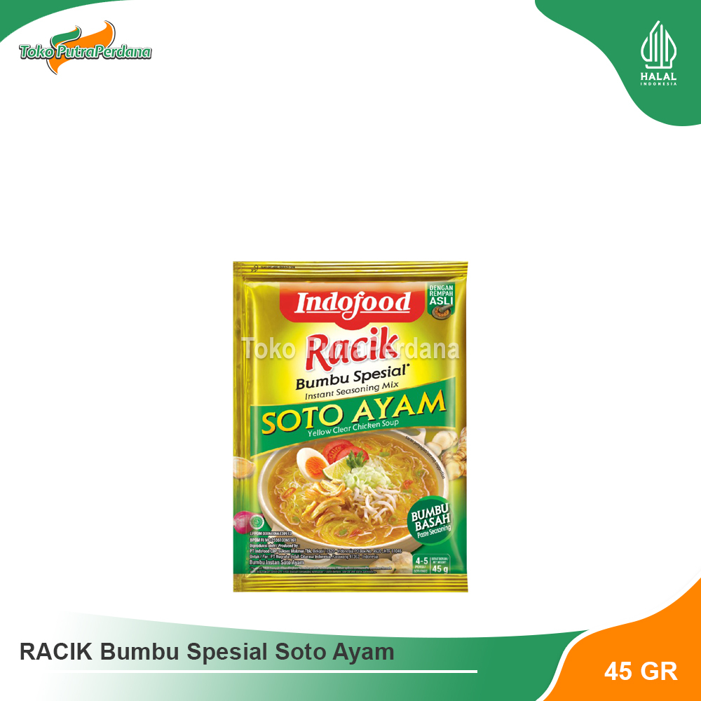 

INDOFOOD RACIK Bumbu Spesial Soto Ayam 45gr