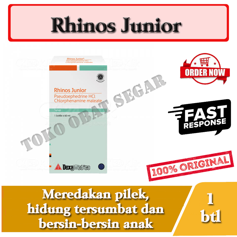 Rhinos Junior Sirup Obat Pilek Anak-Anak