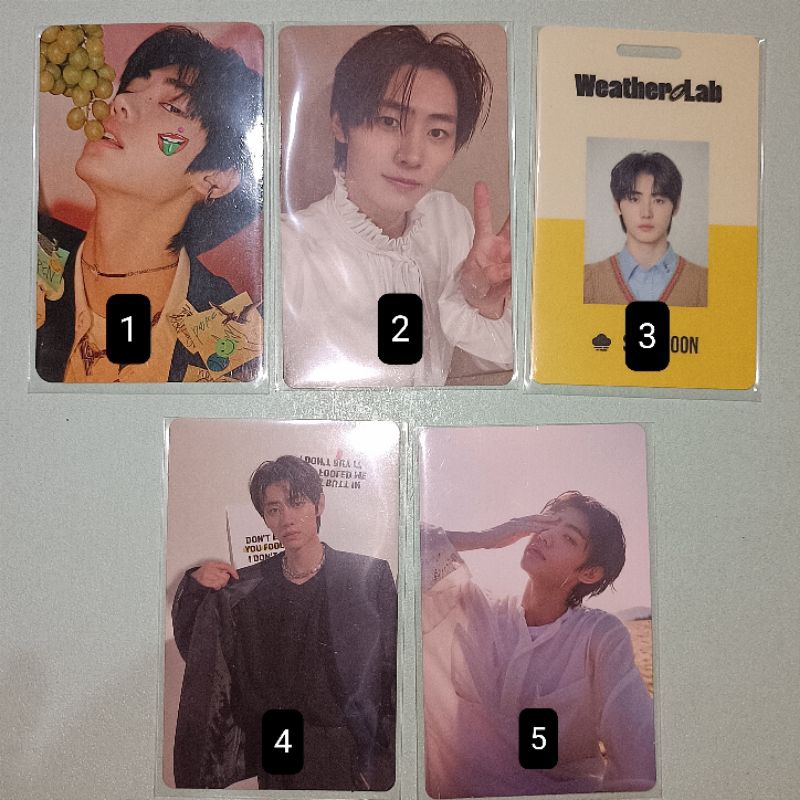 Photocard Sunghoon Official/Sunghoon Anggur/Sunghoon Selca/Sunghoon Season Greeting