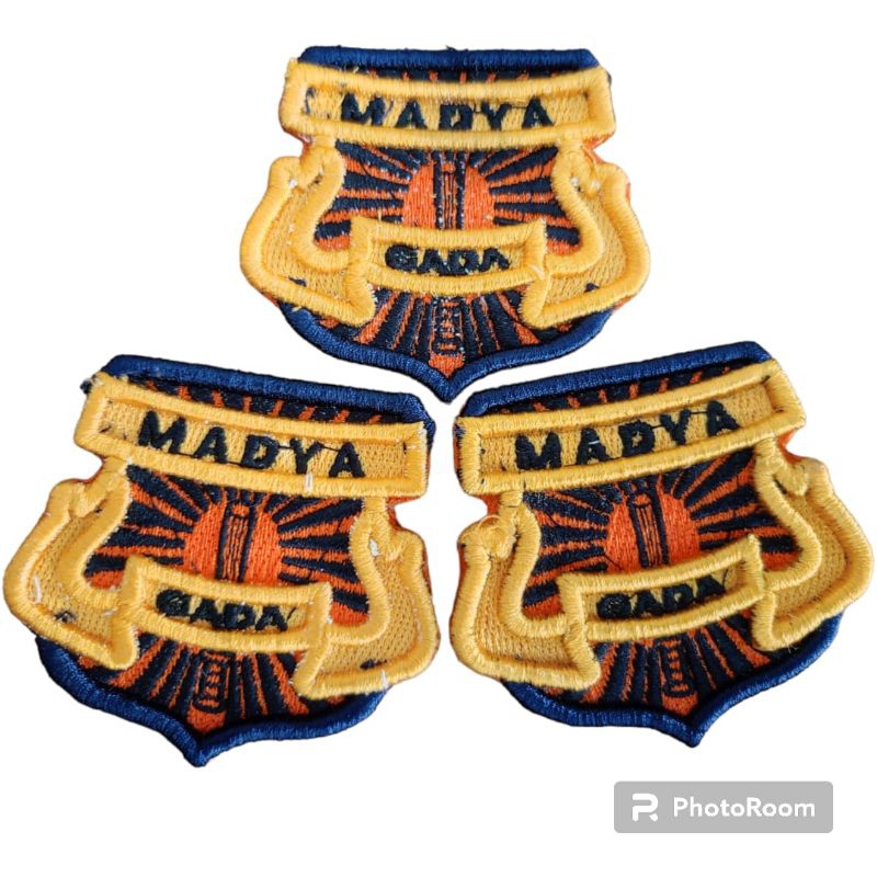 Atribur Gada Madya Bordir timbul | Atribut security satpam
