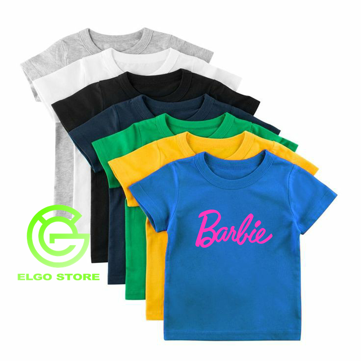 ELGO_STORE | TERBARU Kaos Barbie / Kaos Barbie / Kaos Barbie Anak / Kaos Barbie Anak Perempuan / Kao