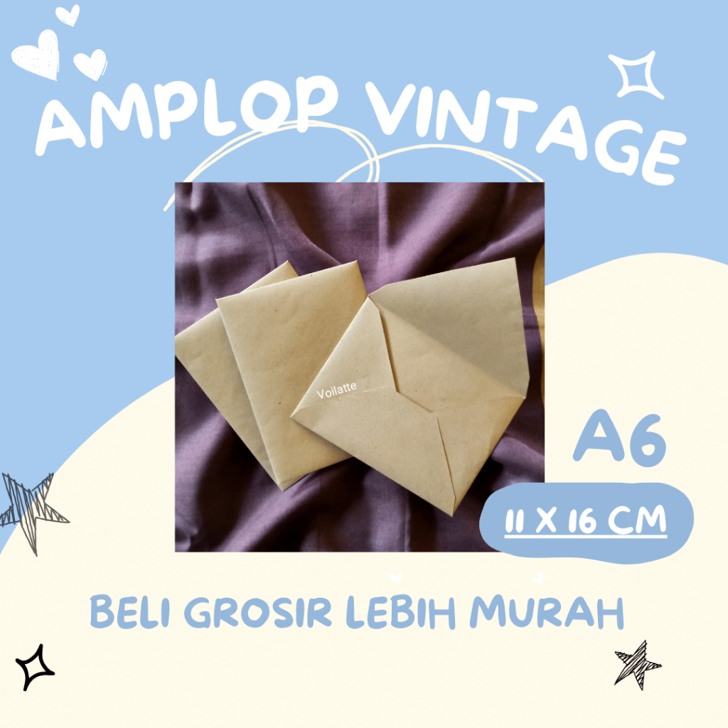 

[ISI 10PC] Amplop Packaging Kraft Baronial Tutup Segitiga Klasik Untuk Souvenir Undangan Polos