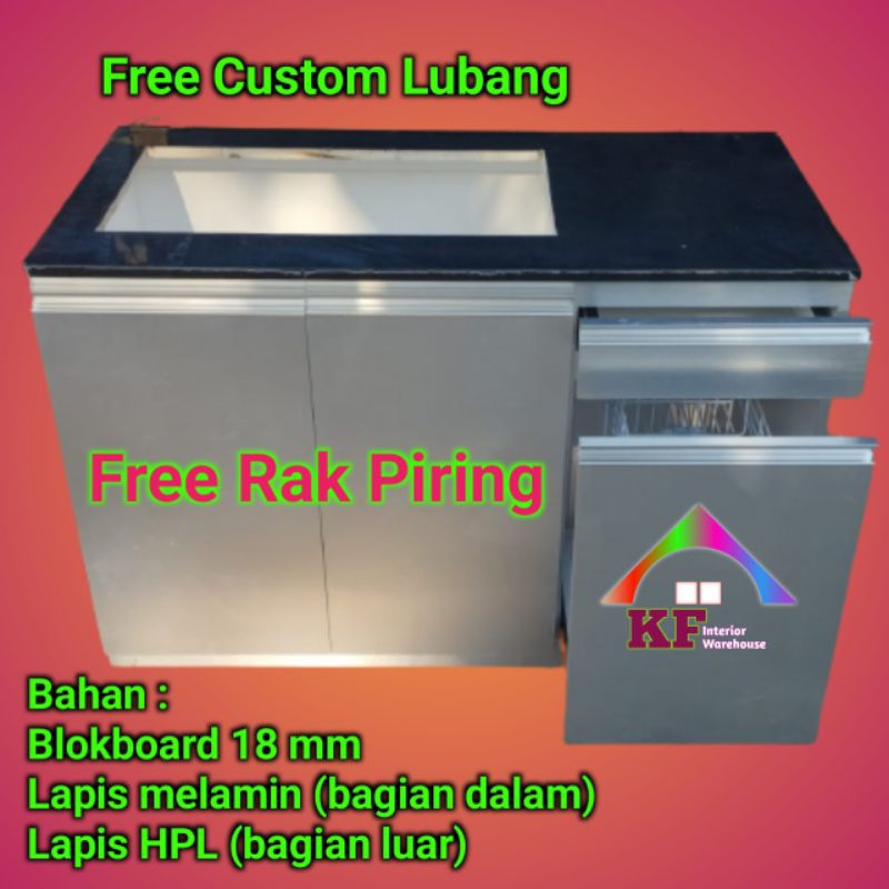 KITCHEN SET ATAS BAWAH / KITCHEN SET 120 CM