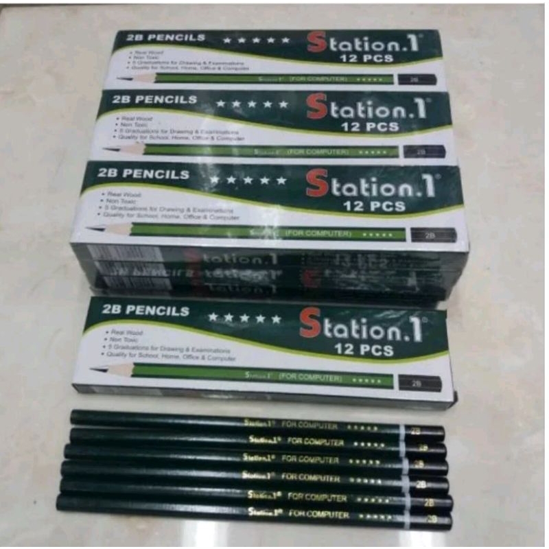 

(12pcs) Pensil 2B murah
