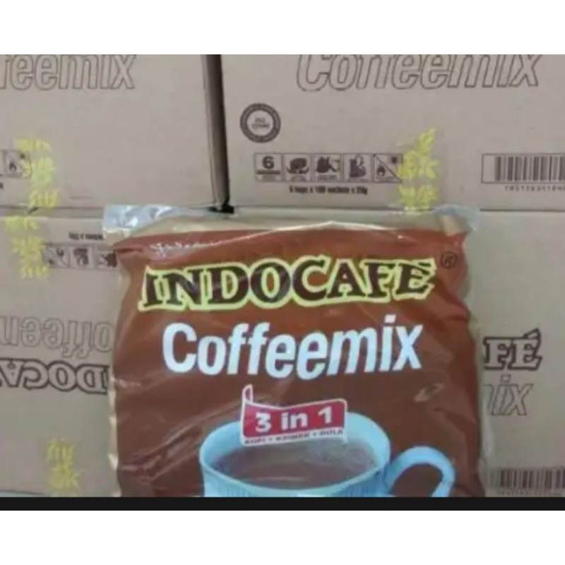 

Indocafe cofeemix 3in1 1bag isi 100pcs