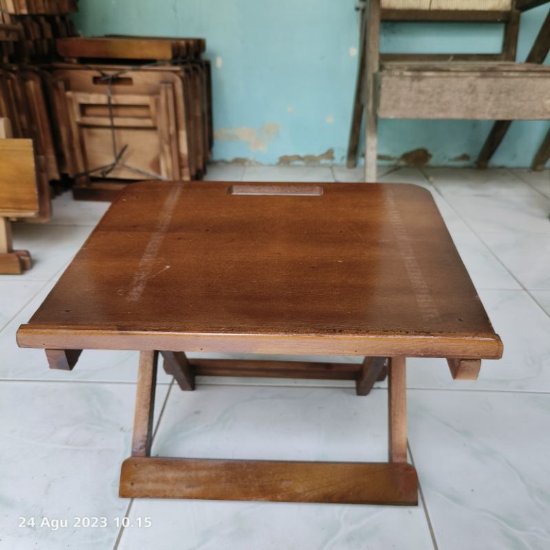 Meja Lipat / Rehal 1 Lipatan Lebih Simpel | Plitur