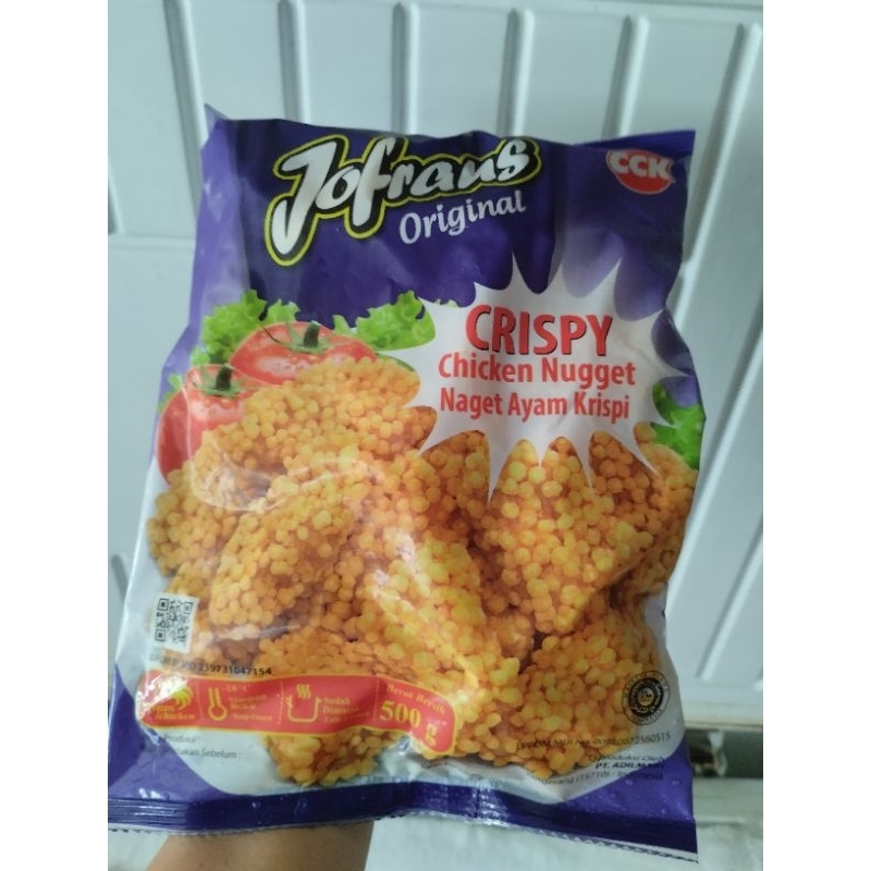 

Jofrans Chicken Naget Crispy uk 500gr