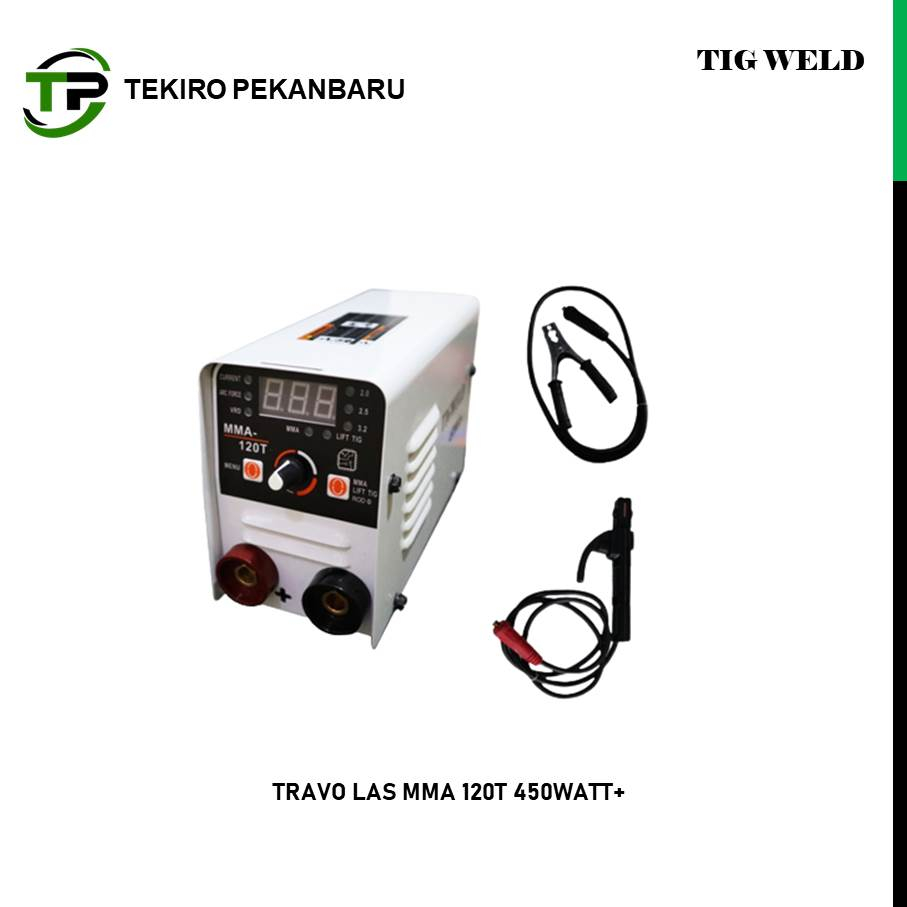 MESIN LAS TIG WELD 450 WATT MMA-120T / LAS + ARGON