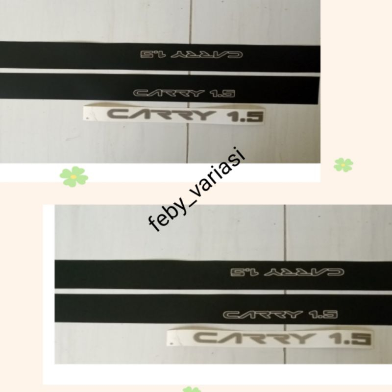 Stiker list body carry 1.5 / carry 1.0 pintu dan depan carry futura 1.0 1.5 hitam dop pintu