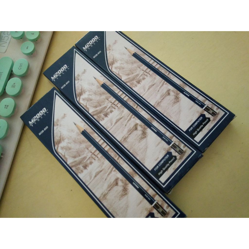 

pensil serut 2b m2000 isi 12 (1 pcs) / Pencil 2B