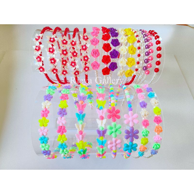 BANDO MUTIARA/BANDO KOREA/BANDO BUNGA WARNA PASTEL