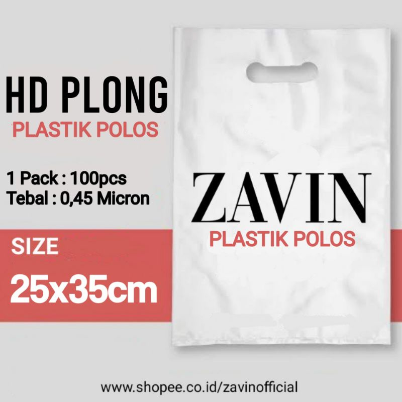 Plastik Sablon Plong HD 25x35 cm - Free Design