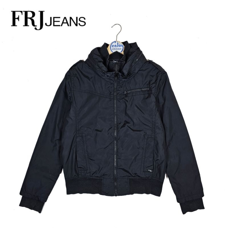 casual kasual jacket pria motor outdoor parasut FRJ jeans biker bomber