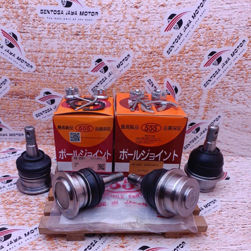 Ball Joint Atas Bawah Innova Fortuner Hilux VRZ Innova Reborn 555  4 Pc