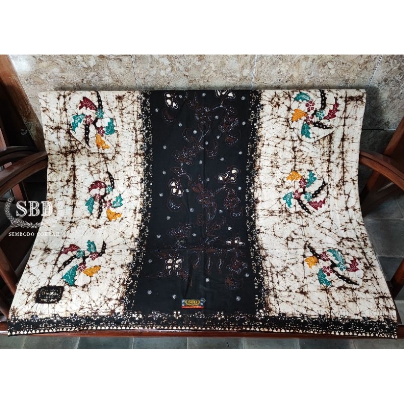 SARUNG BATIK TRADISIONAL SEMBODO COKRAH FULL TULIS SERAT KAYU