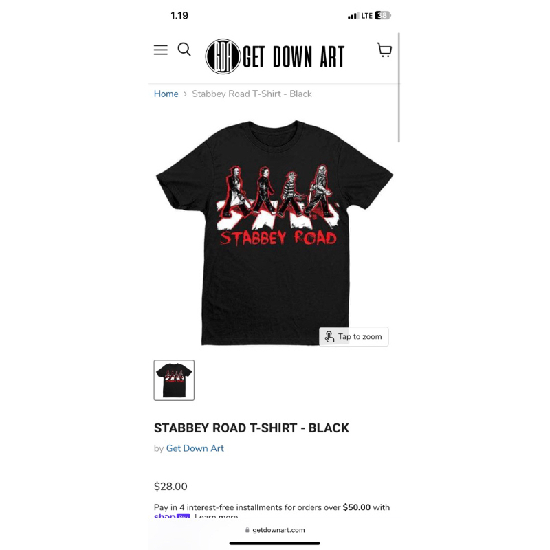 BAJU PARODI THE BEATLES ORIGINAL SECOND