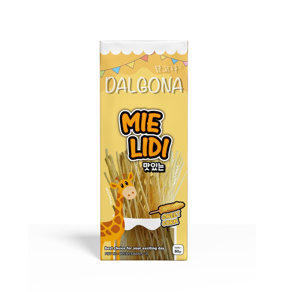 

DALGONA MIE LIDI JAGUNG MANIS 60GR | CEMILAN ENAK