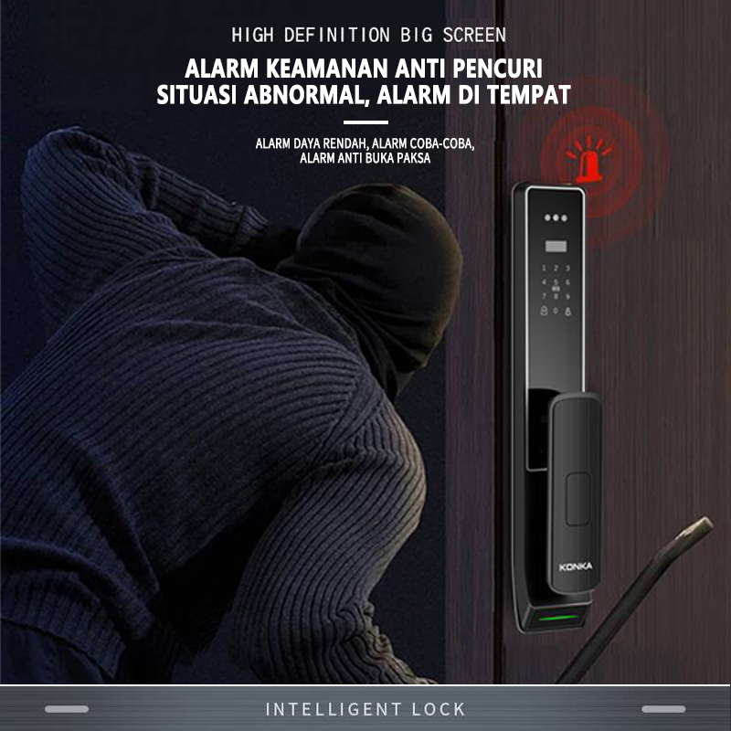 BIG DEALS kunci pintu digital kunci pintar Smart Door automatic kunci digital kunci pintu sidik jari