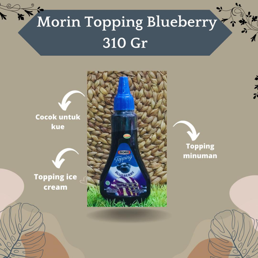 

MORIN TOPPING BLUEBERRY 310G