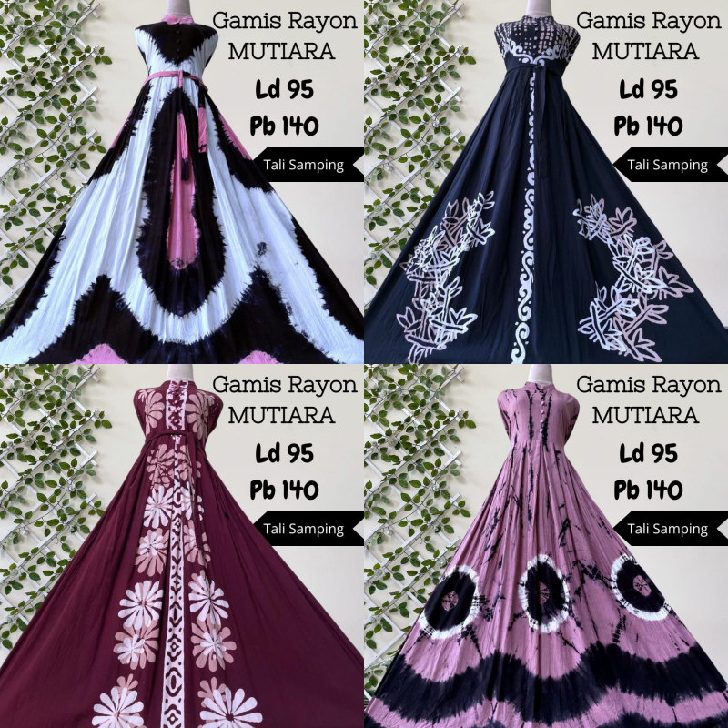 Ariefa Batik - GAMIS RAYON CANDI MEKAR LD 95 PJG 140 BUSUI / GAMIS TWILL ORI / GAMIS TWILL RAYON PRE