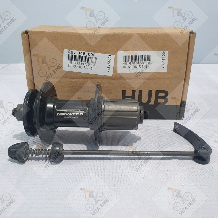 HUB/ FREEHUB/ FREE HUB NOVATEC REAR/BELAKANG 32 Hole Disc Brake 6 Bolt