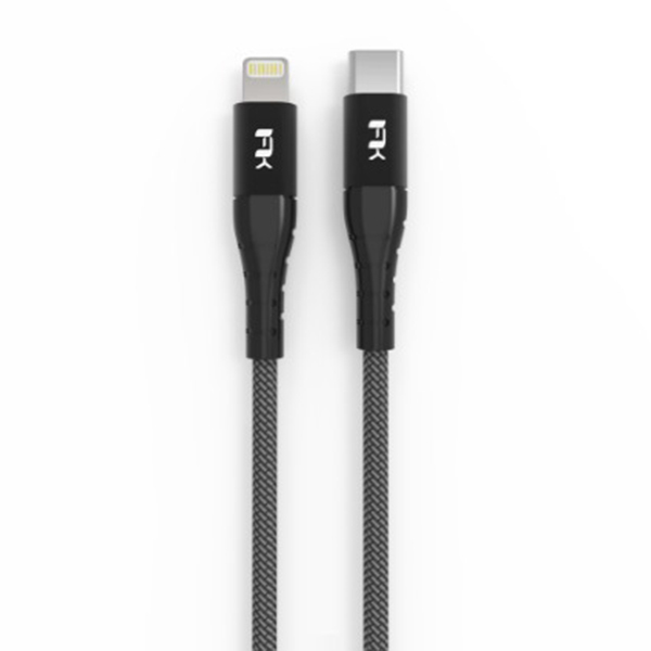 Feeltek Lightning to USB-C 120cm - Black