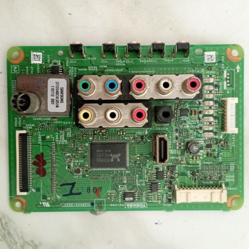 MB MOBO MAINBOARD MODULE MESIN TV TOSHIBA 32HV10E/32HV10E2/32HV10E3
