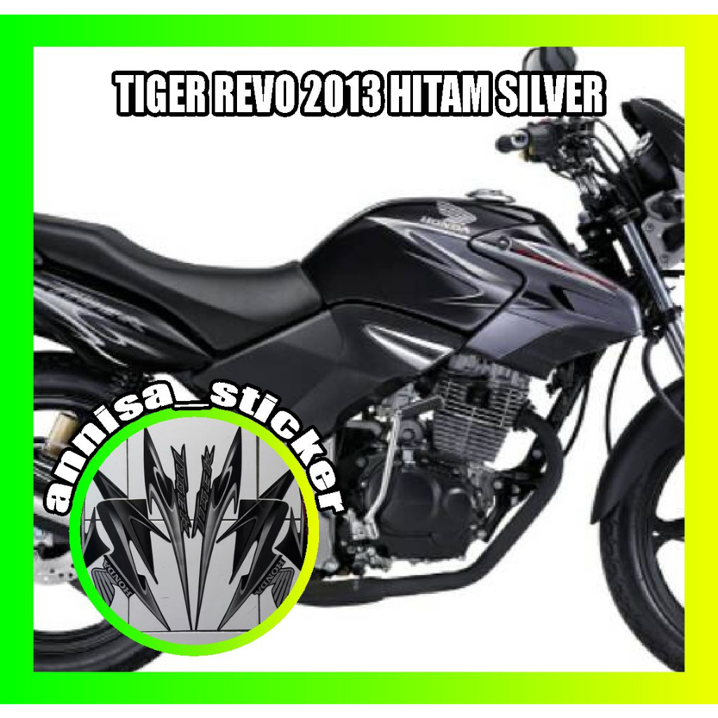striping lis tiger revo 2013 hitam silver