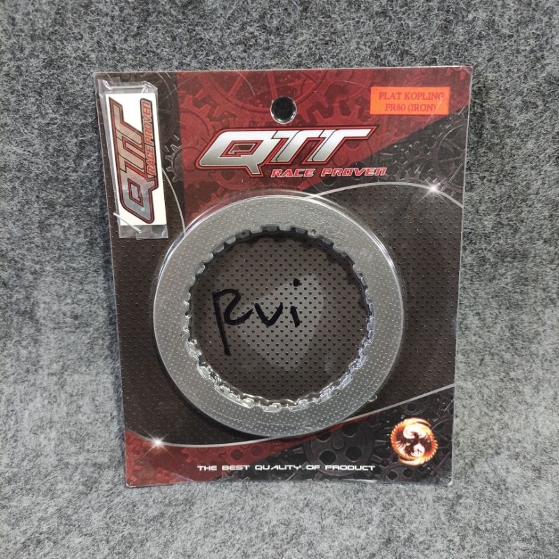 PLAT KOPLING BINTIK TOTOL QTT RACING PLAT GESEK FR80 PNP JUPITER Z VEGA R FIZR