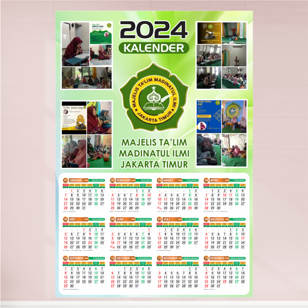 

Kalender Dinding Masehi Hijriyah Tahun 2024