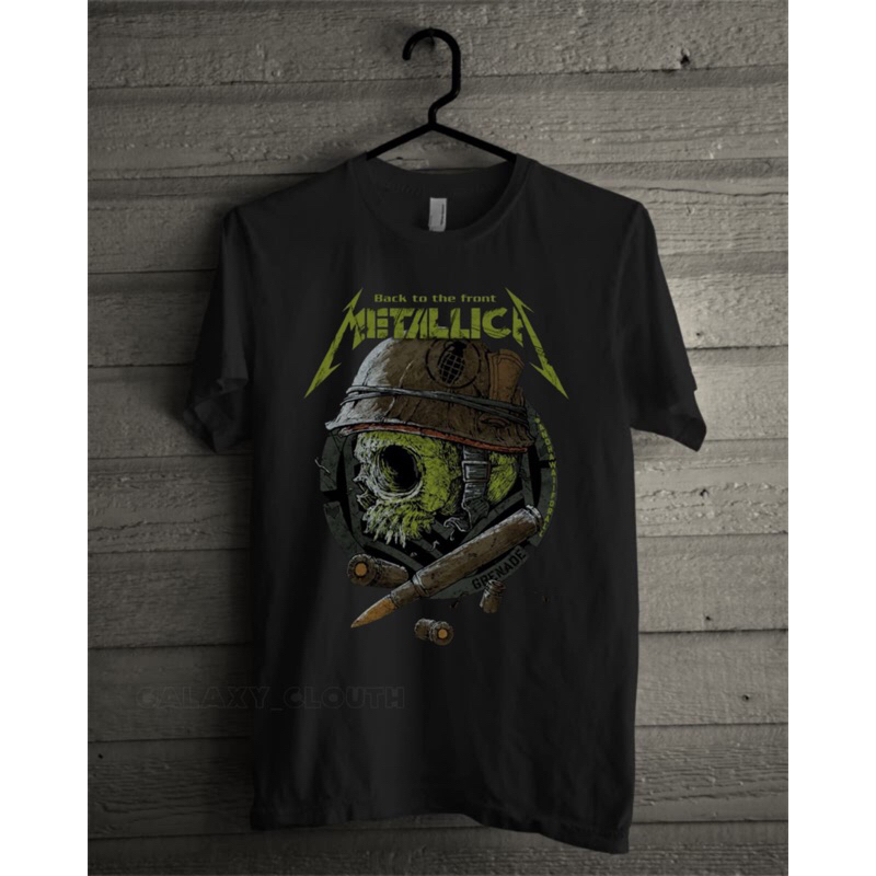 Kaos Metallica #02 new design combad 30s