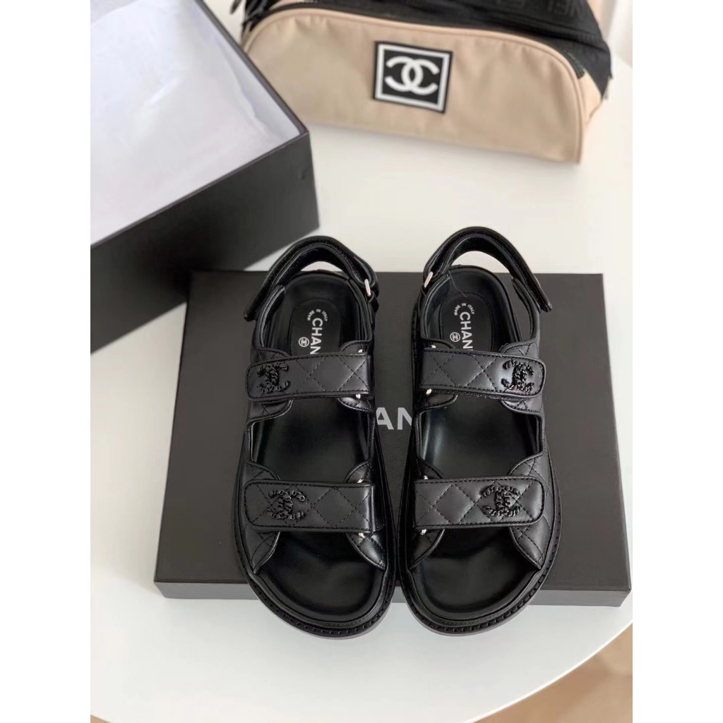 Chanel Velcro Sandals