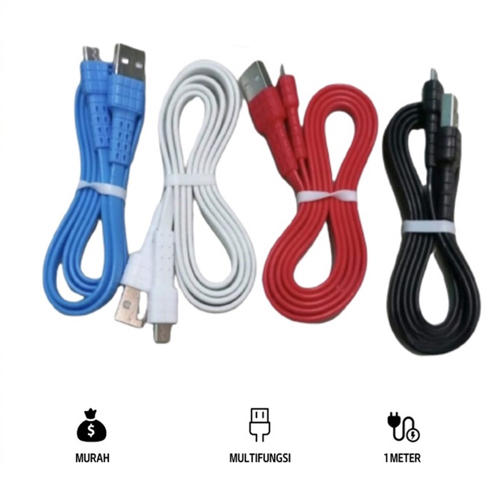 Kabel Cable cabel Data 2A Real cable Usb Micro Android 1 meter Charger Non Toples