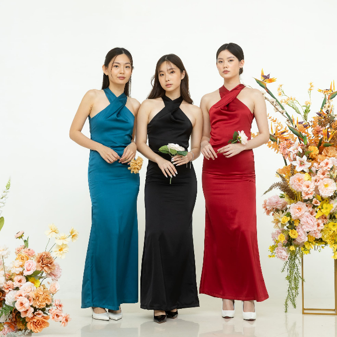 Kiyorawears - Louise Halter Dress [Soiree Collection]