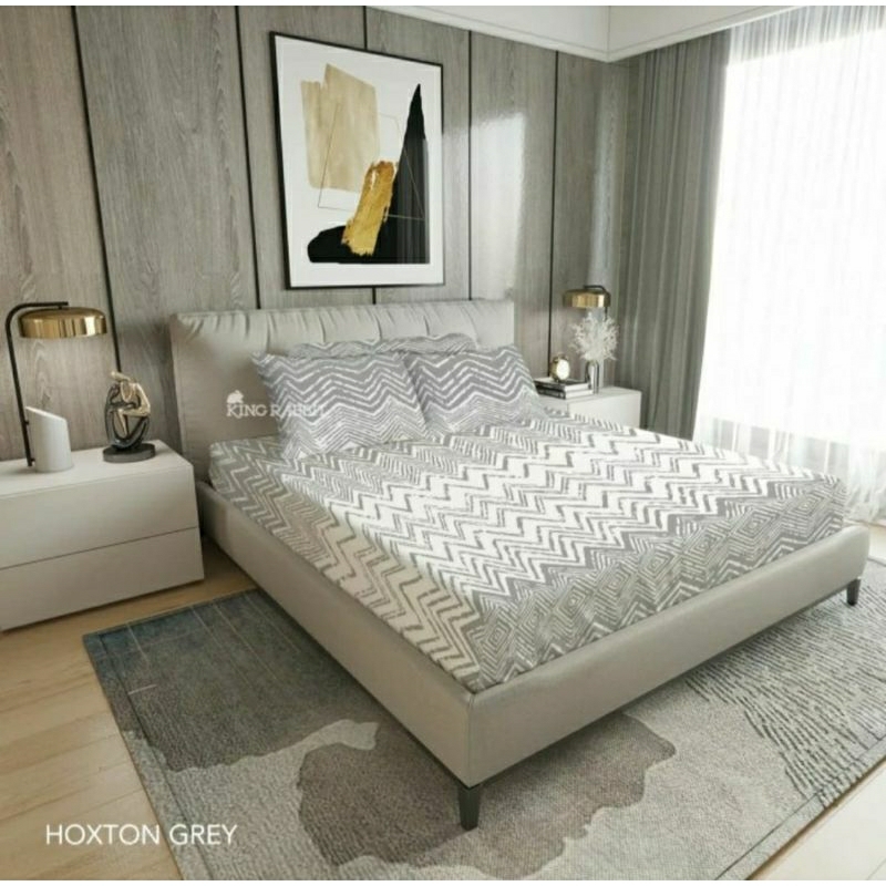 King Rabbit Reserve Sprei SINGLE & Sarung Bantal  Guling Uk 100 / 120cm x 200cm x 40(PxLxT) Motif Ho