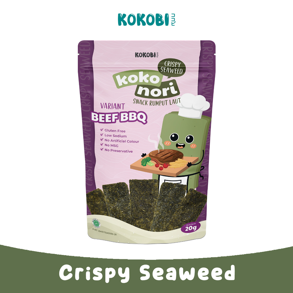 

KOKOBI Koko Nori Crispy Seaweed Snack Beef BBQ