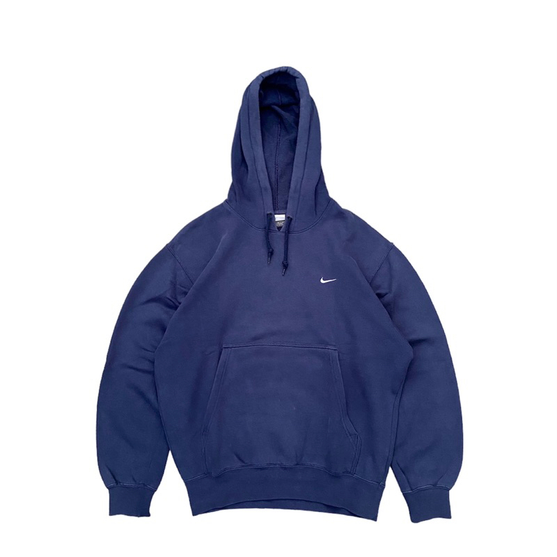 nike 00s small swoosh logo hoodie - size M fit L