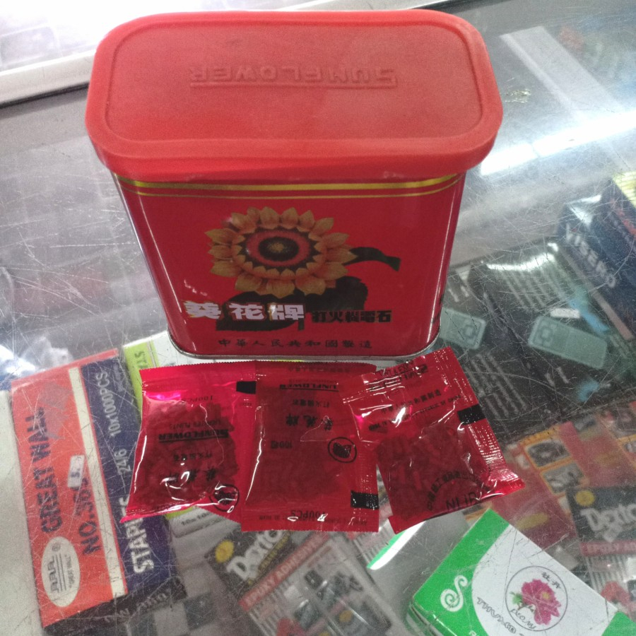 batu korek cap sunflower