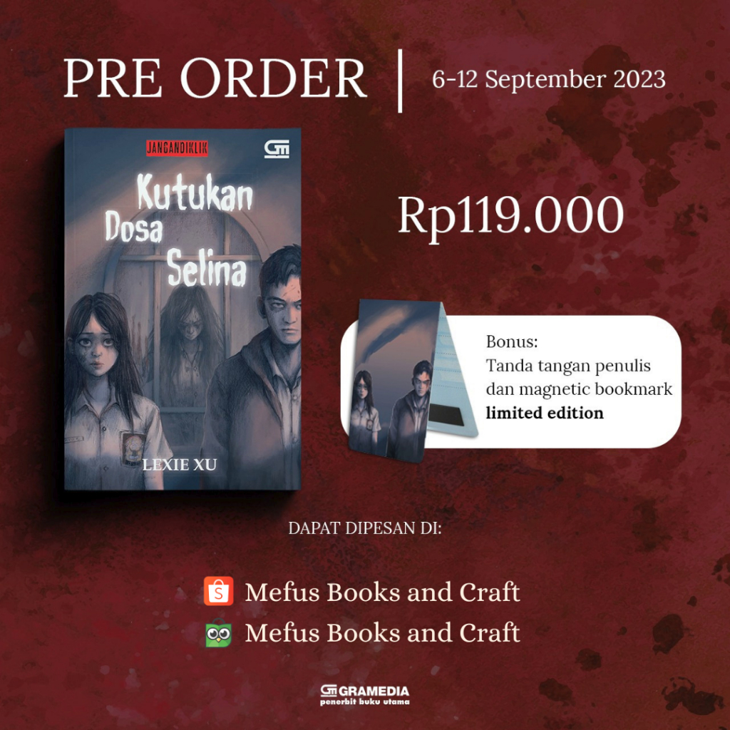 (Pre-Order) Novel Kutukan Dosa Selina Lexie Xu