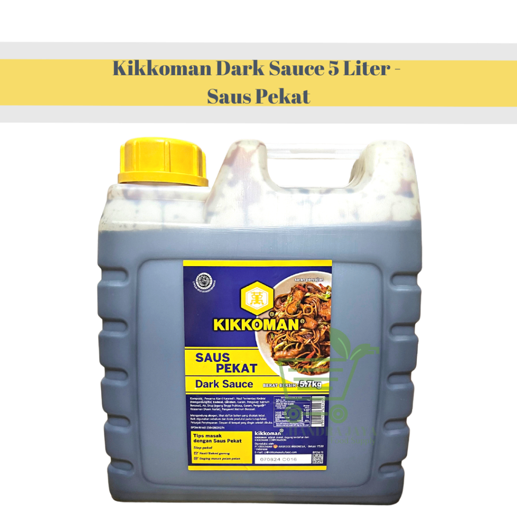 

Kikkoman Dark Sauce 5 Liter - Saus Pekat