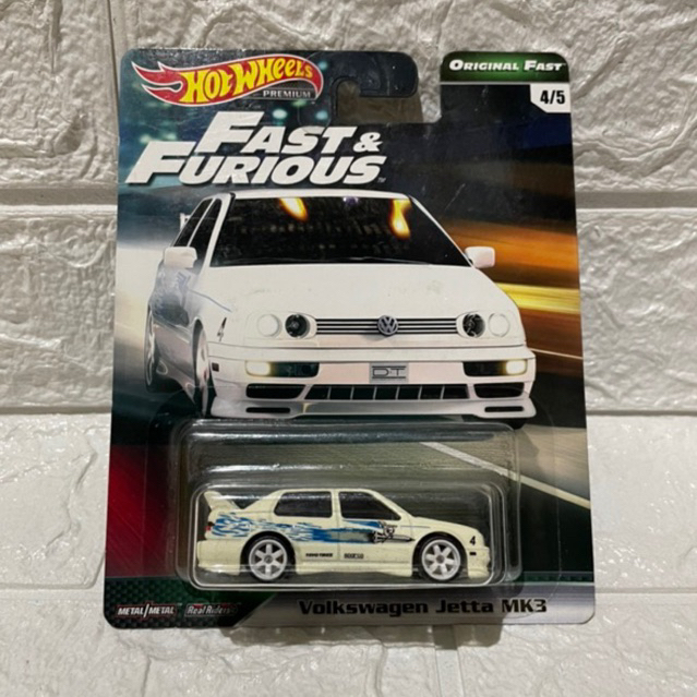 Hot Wheels Premium Volkswagen Jetta MK3 Original Fast