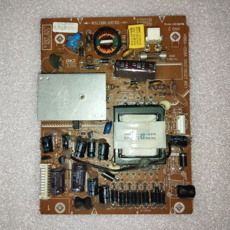 psu tv led polytron PLD24D900