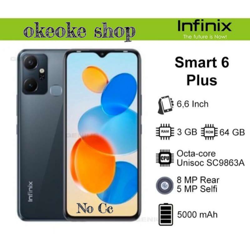 infinix smart 6 plus 3/64